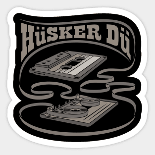 Hüsker Dü Exposed Cassette Sticker